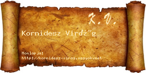Kornidesz Virág névjegykártya